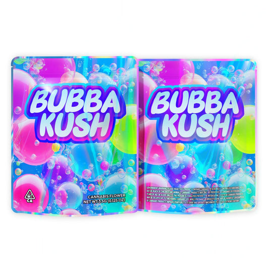 Bubba Kush Mylar Bags 3.5G