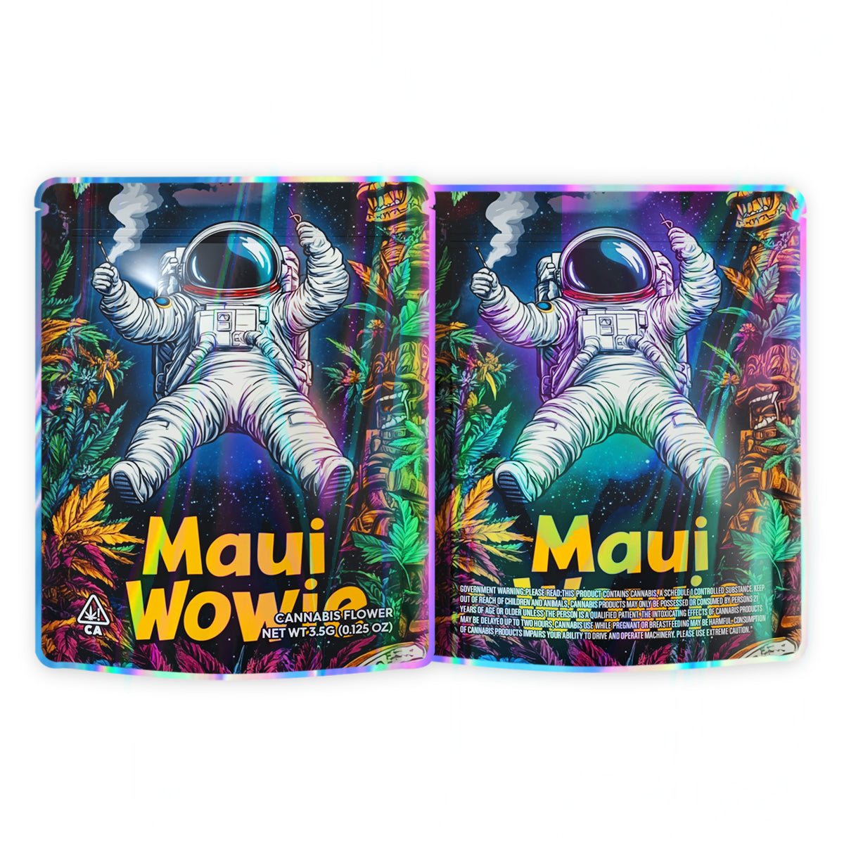 Maui Wowie 3.5G Mylar Bags