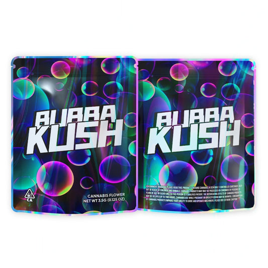 Bubra Kush 3.5G Mylar Bags