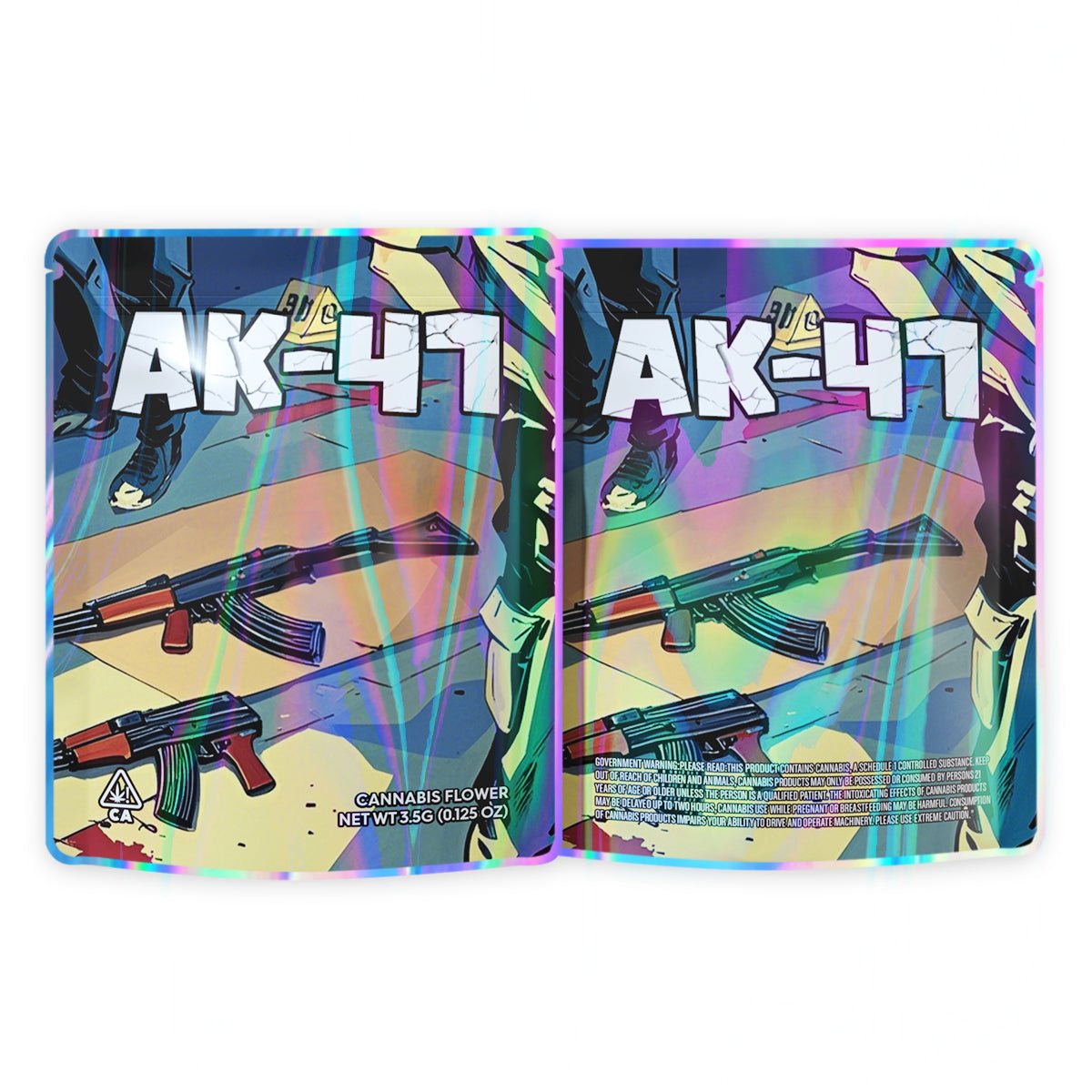 AK-47 3.5G Mylar Bags