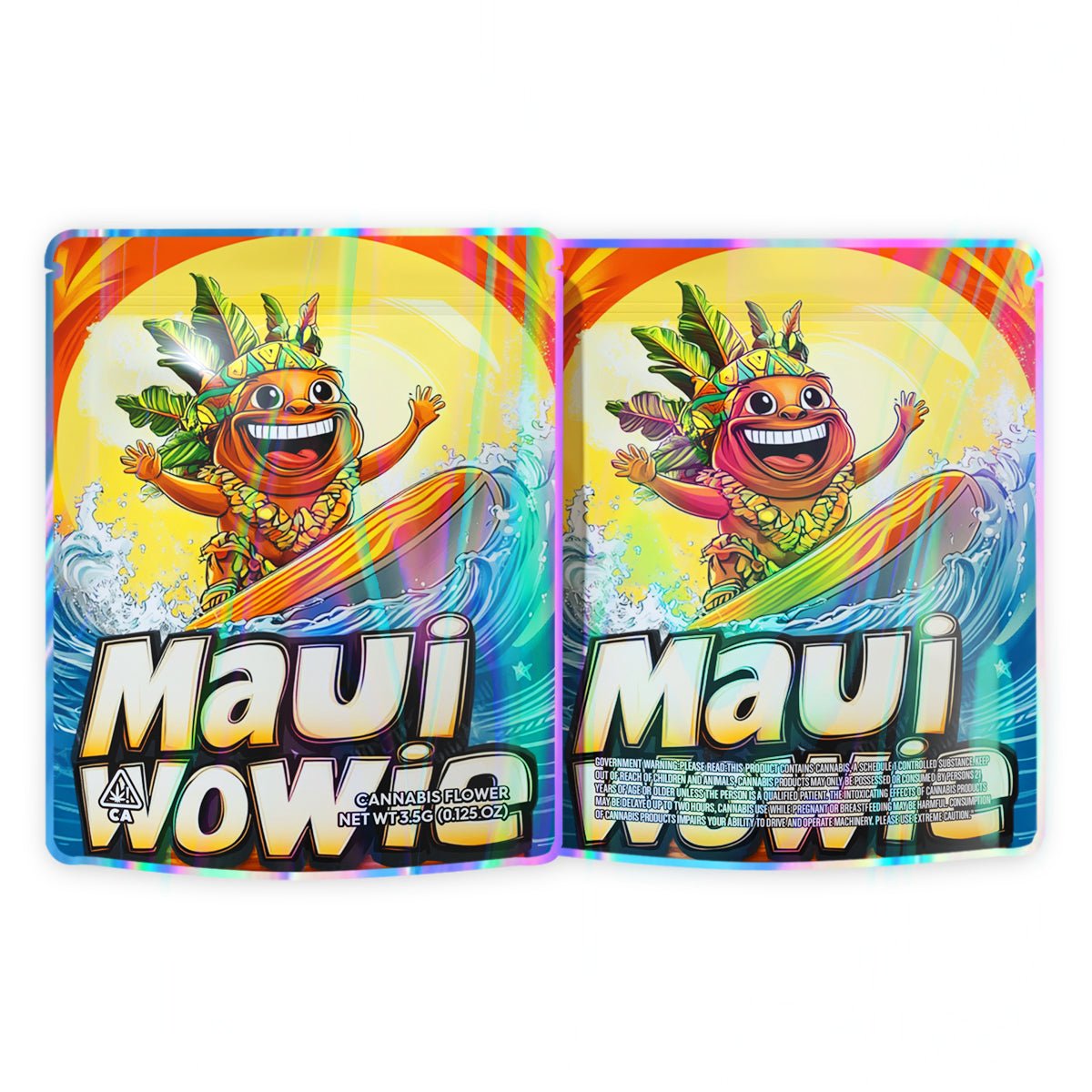 Maui Wowie 3.5G Mylar Bags