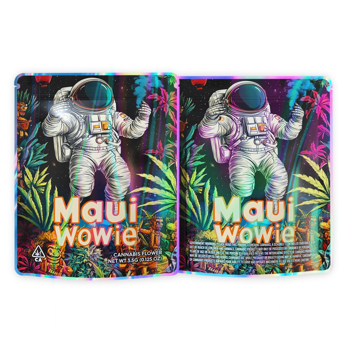 Maui Wowie Mylar Bags 3.5 Grams