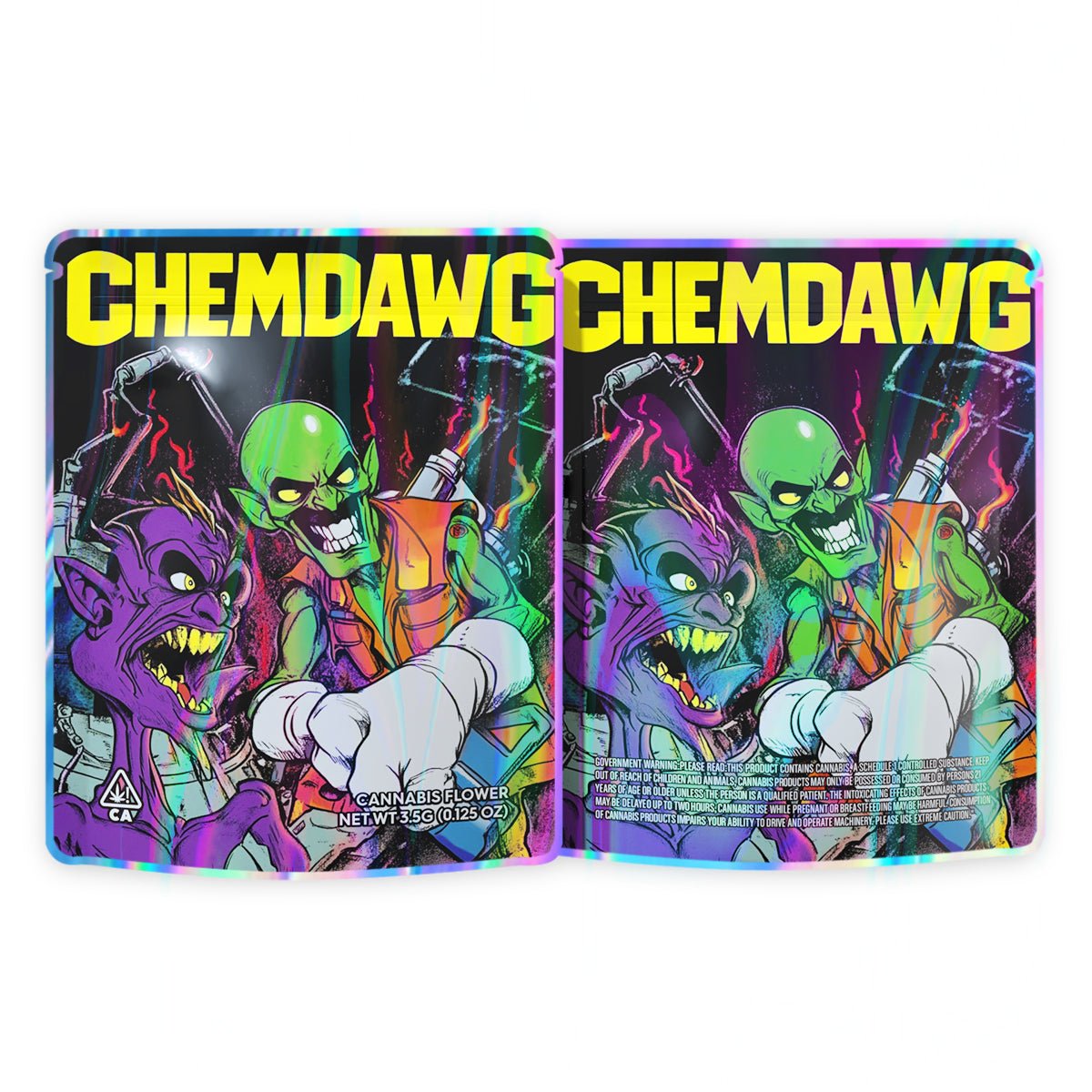 Chemdawg Mylar Bags 3.5 Grams