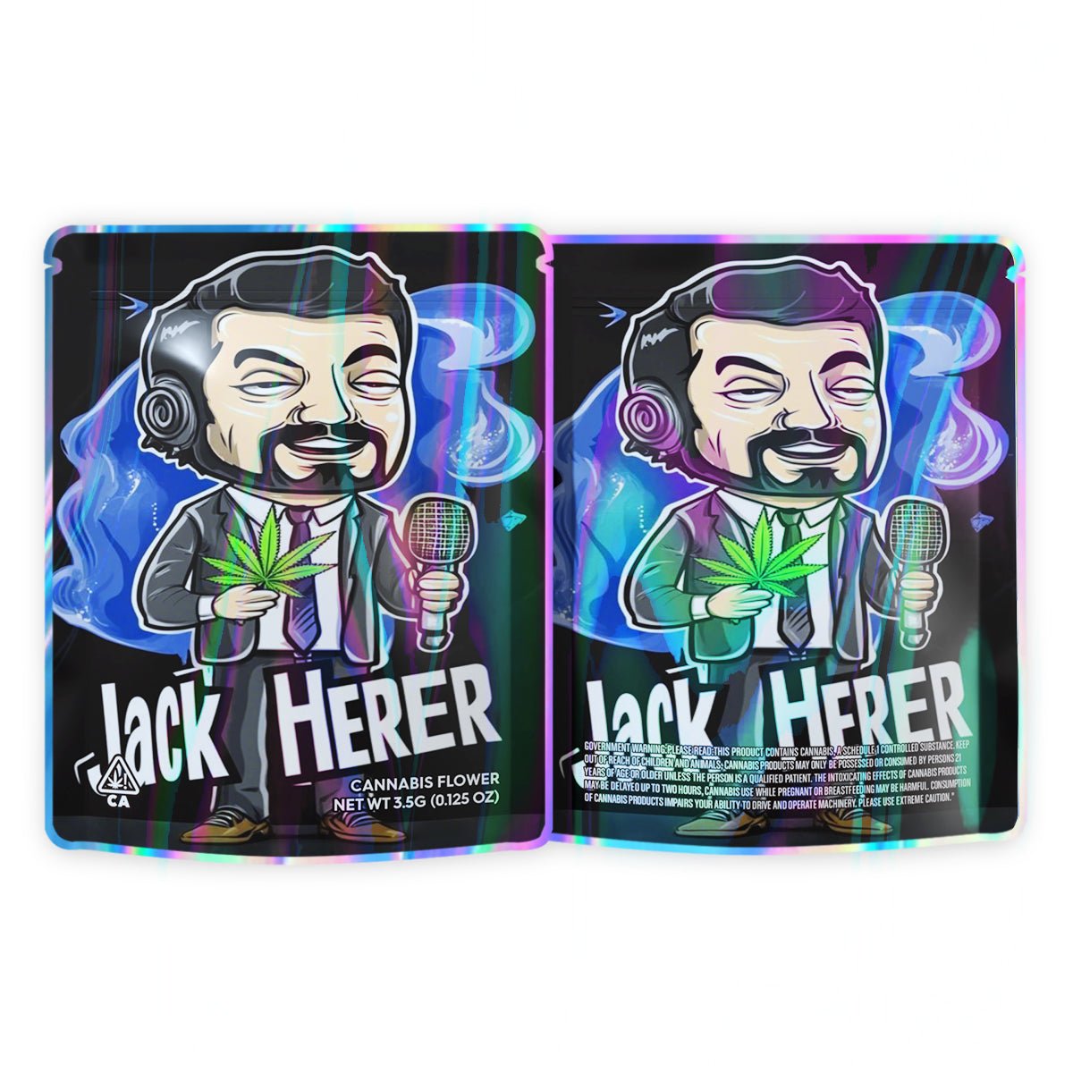 Jack Herer Mylar Bags 3.5 Grams