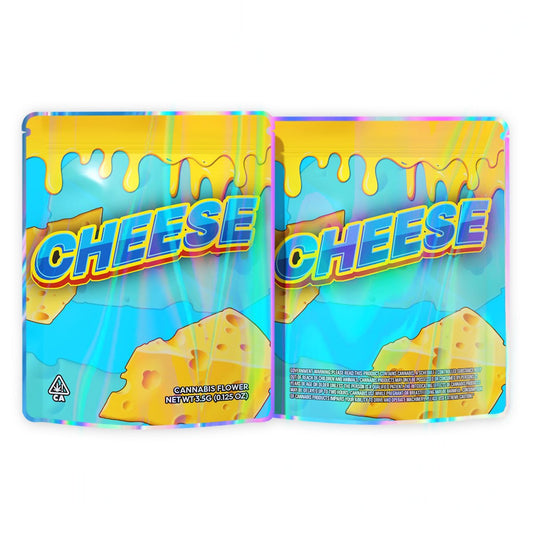 Cheese Mylar Bags 3.5 Grams