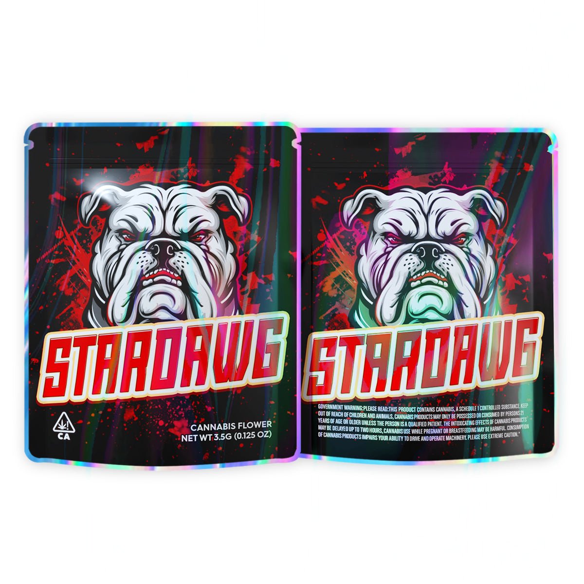 Stardawg Mylar Bags 3.5 Grams