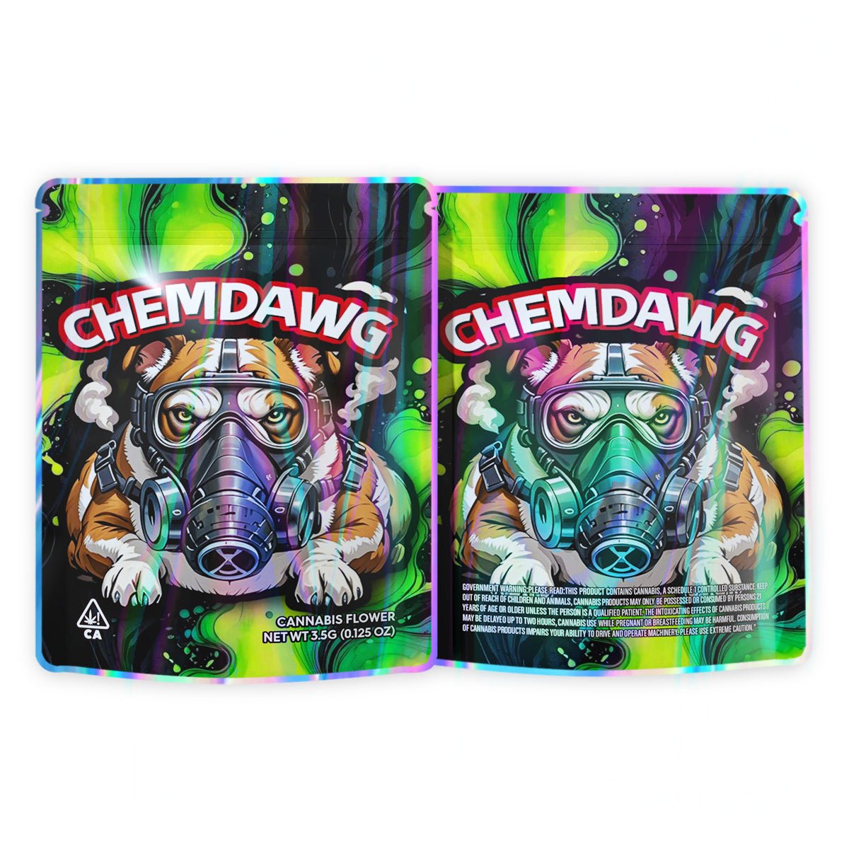 Chemdawg Mylar Bags 3.5 Grams