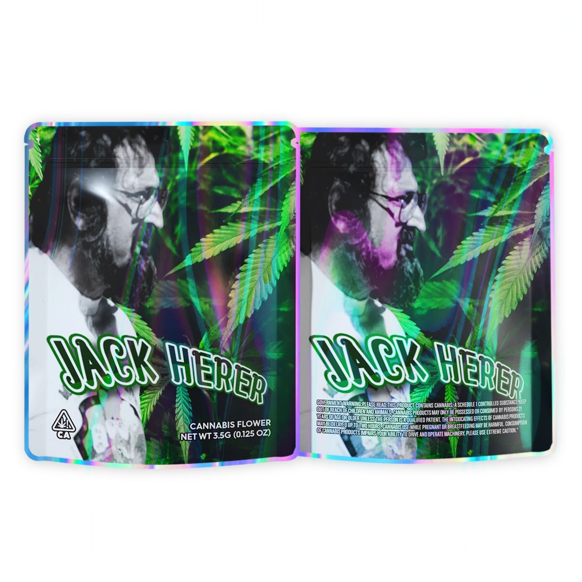 Jack Herer Mylar Bags 3.5 Grams