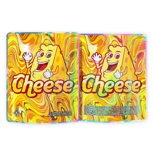 Cheese Mylar Bags 3.5 Grams