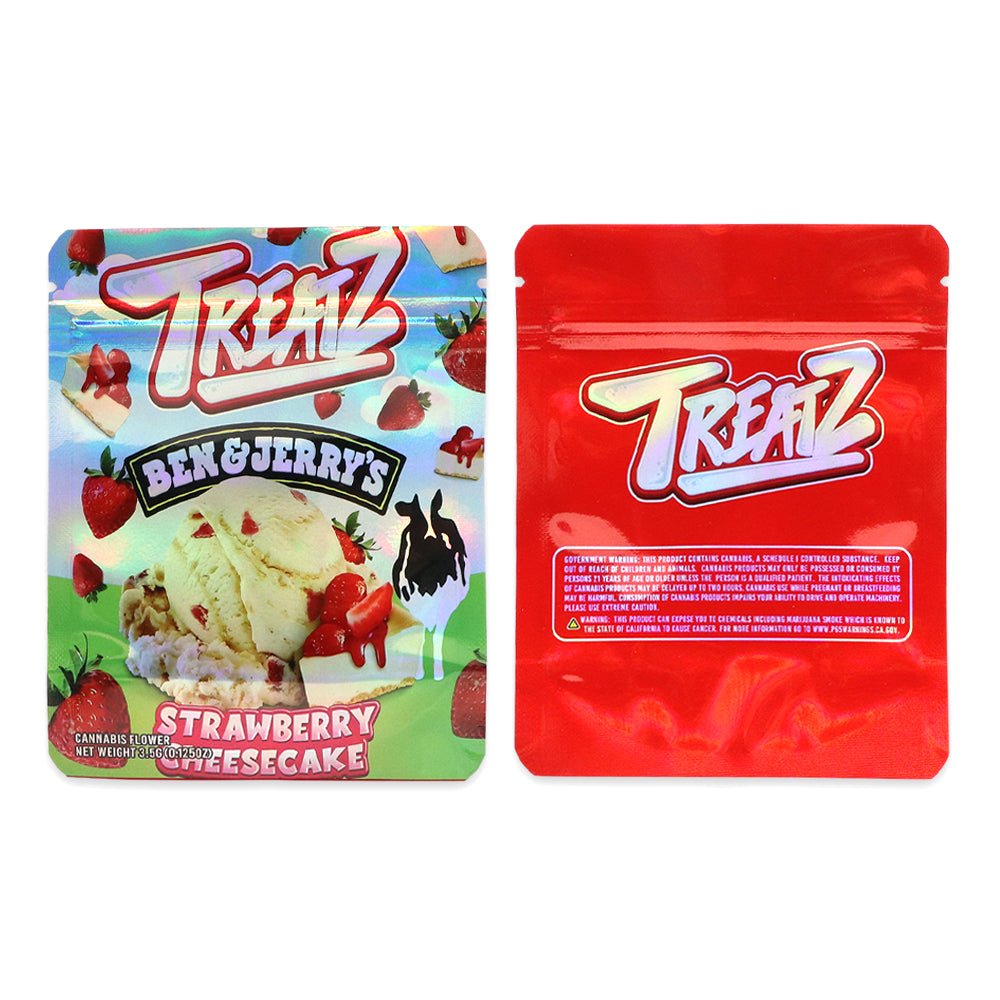 Treatz Strawberry Cheesecake Mylar Bags 3.5 Grams