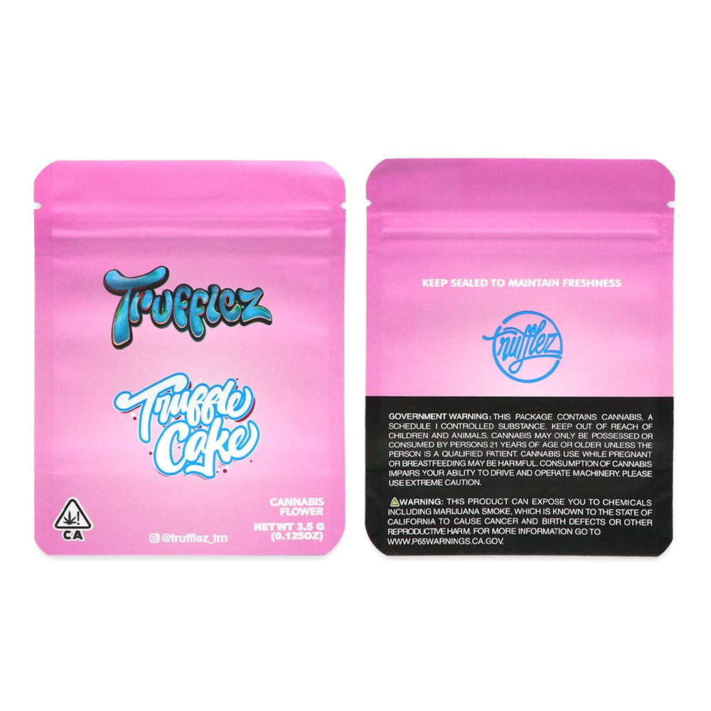 Trufflez Cake Mylar Bags 3.5 Grams