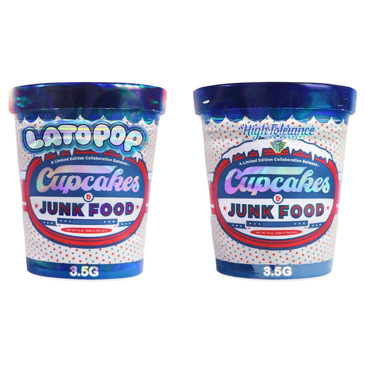 Lato Pop Cupcakes Junk Food Mylar Bags 3.5 Grams