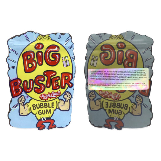 Big Buster Bubble Gum Mylar Bags 3.5 Grams