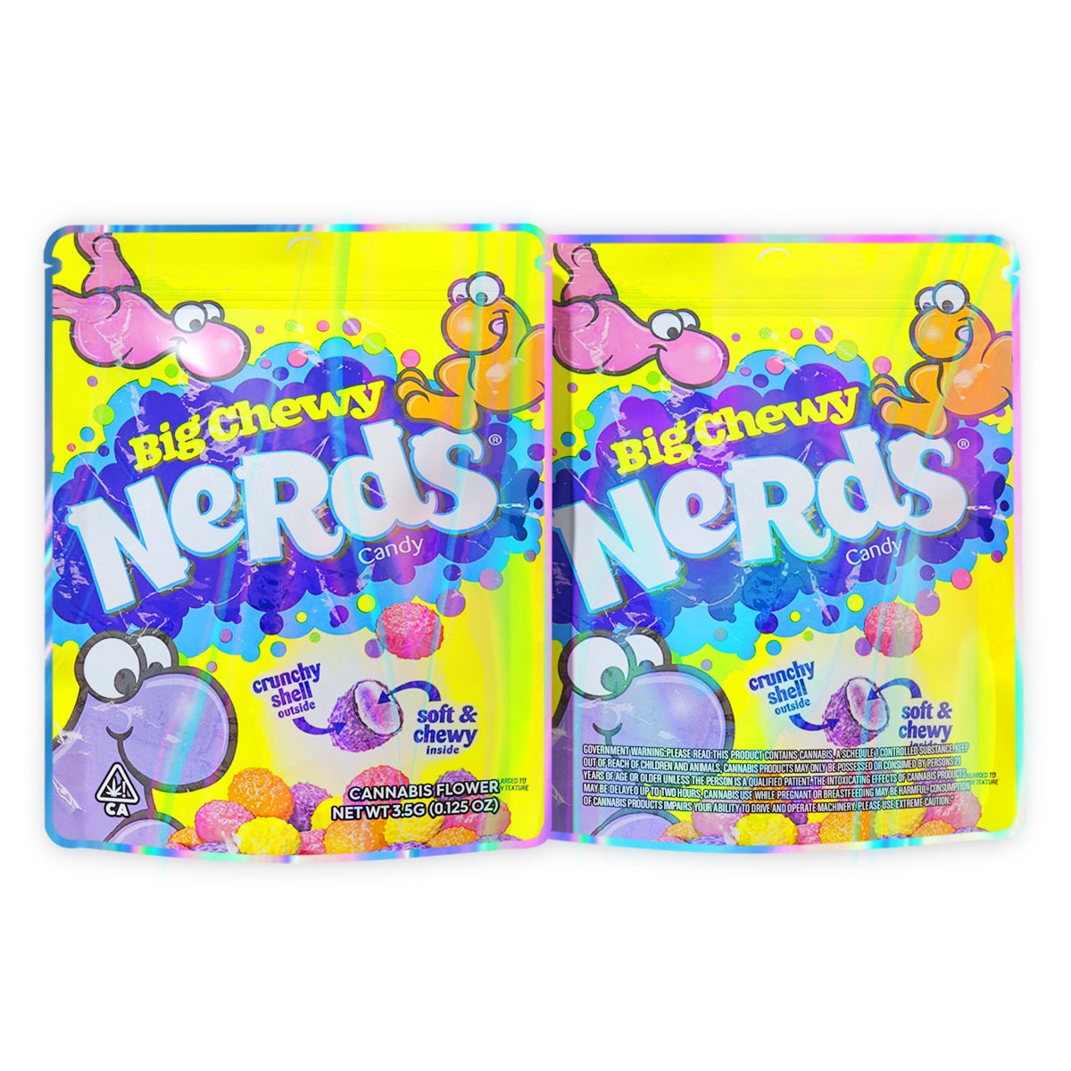 Nerds Big Chewy Mylar Bags 3.5 Grams