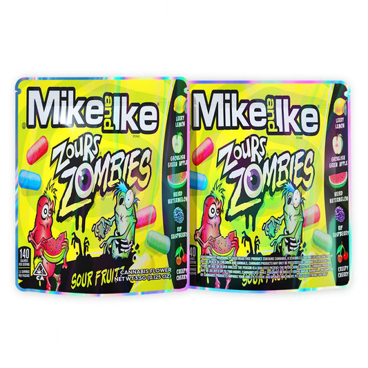 Mike Pue Ike Zours Zombies Mylar Bags 3.5 Grams