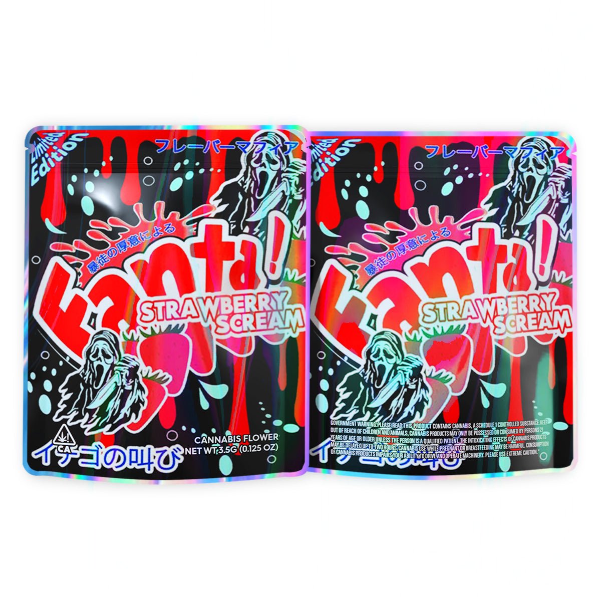 Fanta Strawberry Scream Mylar Bags 3.5 Grams