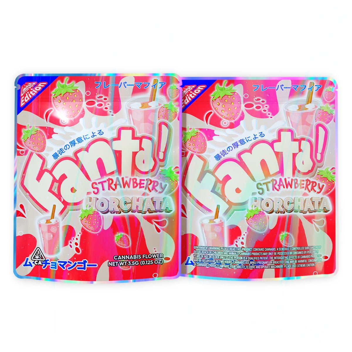 Fanta Strawberry Horchata Mylar Bags 3.5 Grams