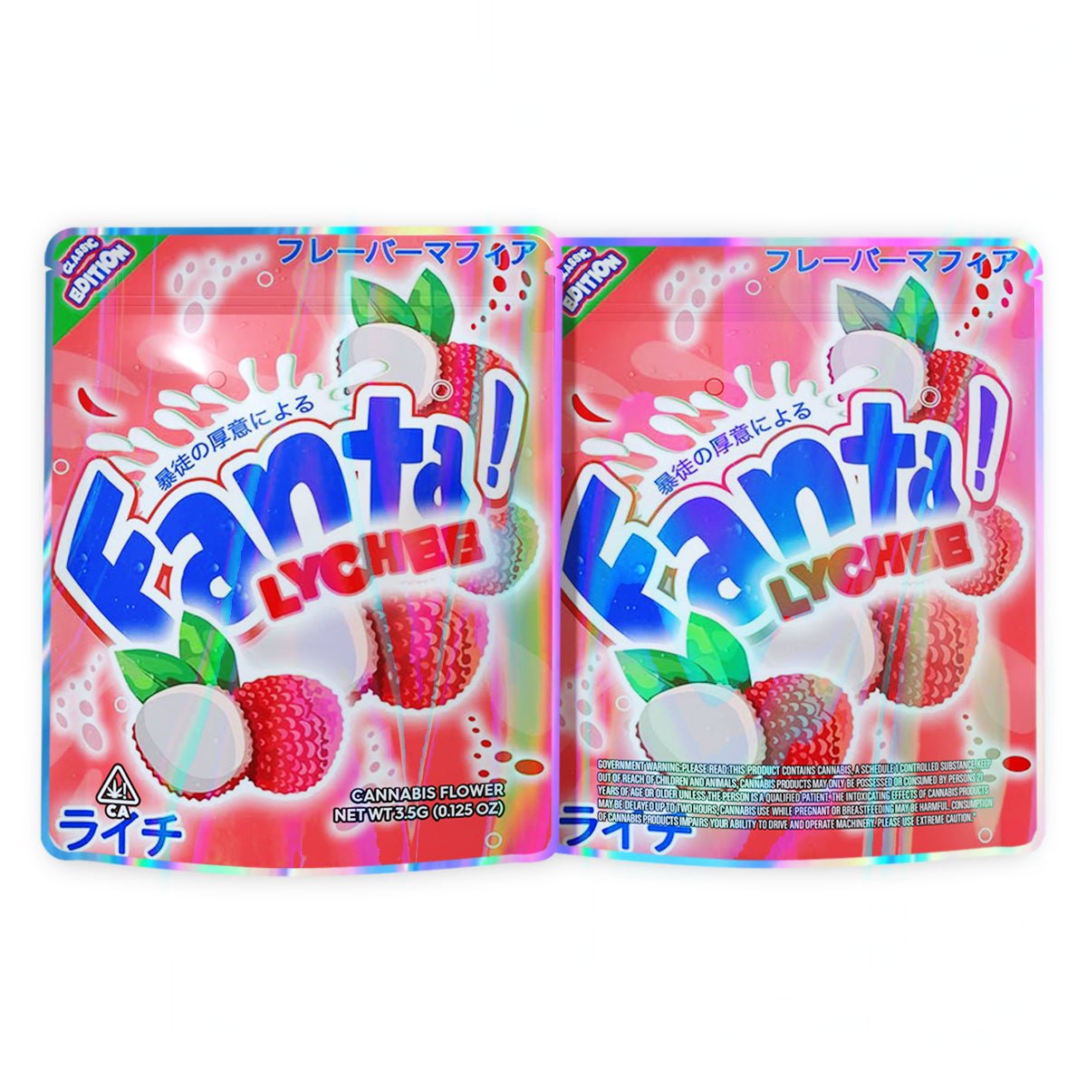 Fanta Lychee Mylar Bags 3.5 Grams