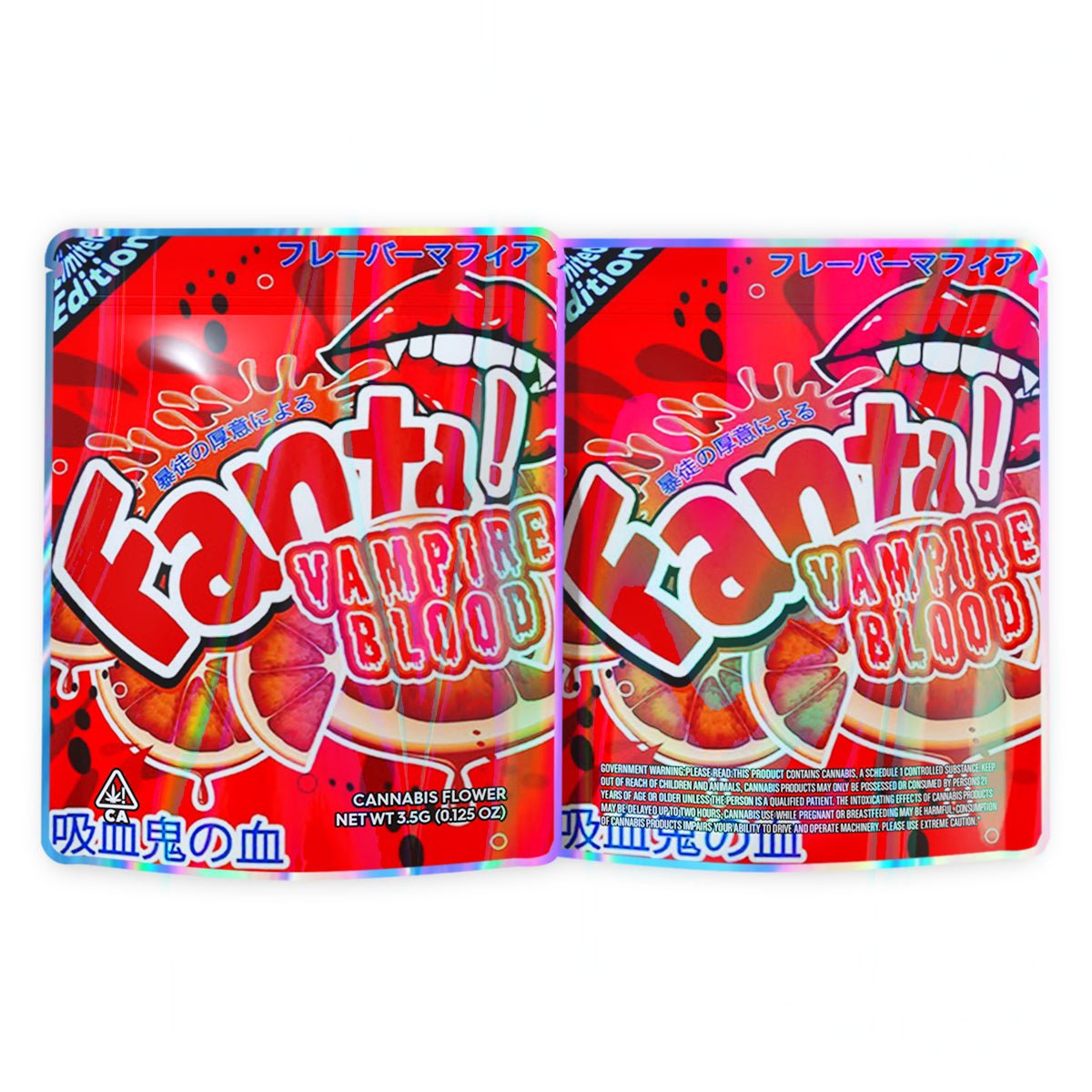 Fanta Vampire Blood Soda Mylar Bags 3.5 Grams