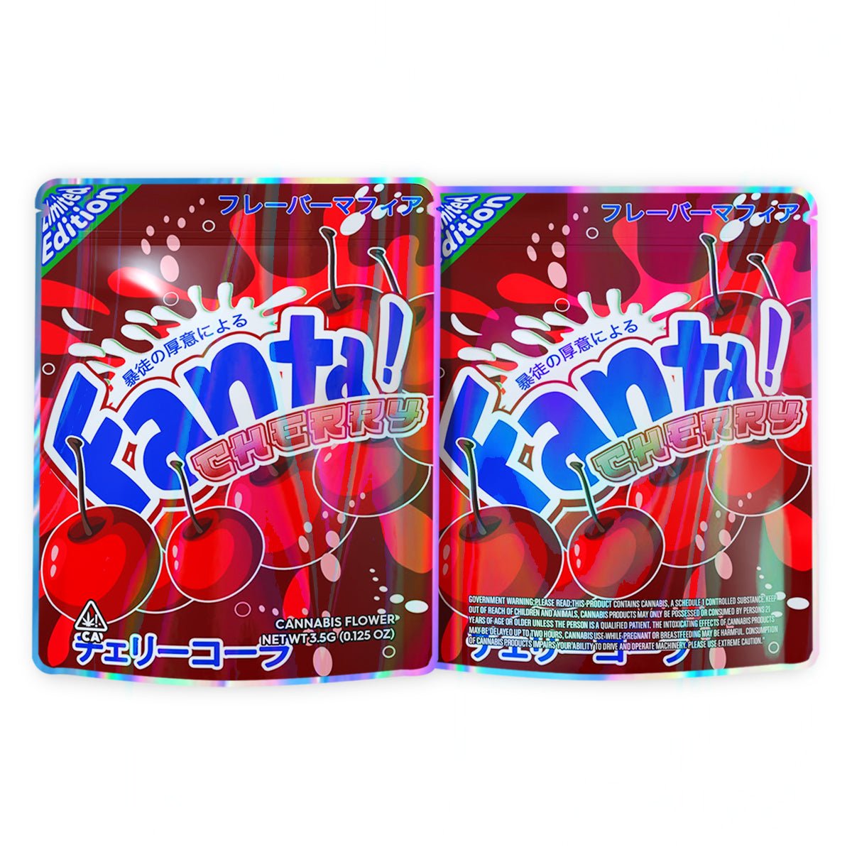 Fanta Cherry Mylar Bags 3.5 Grams