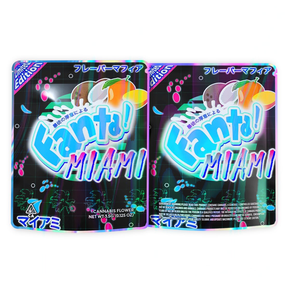 Fanta Miami Mylar Bags 3.5 Grams