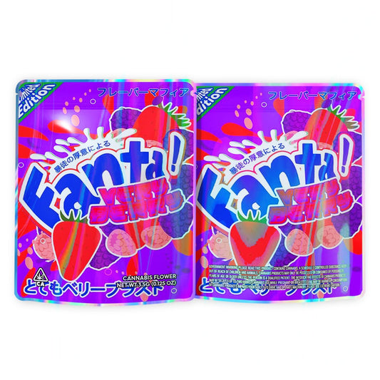 Fanta Very Merry Mylar Bags 3.5 Grams