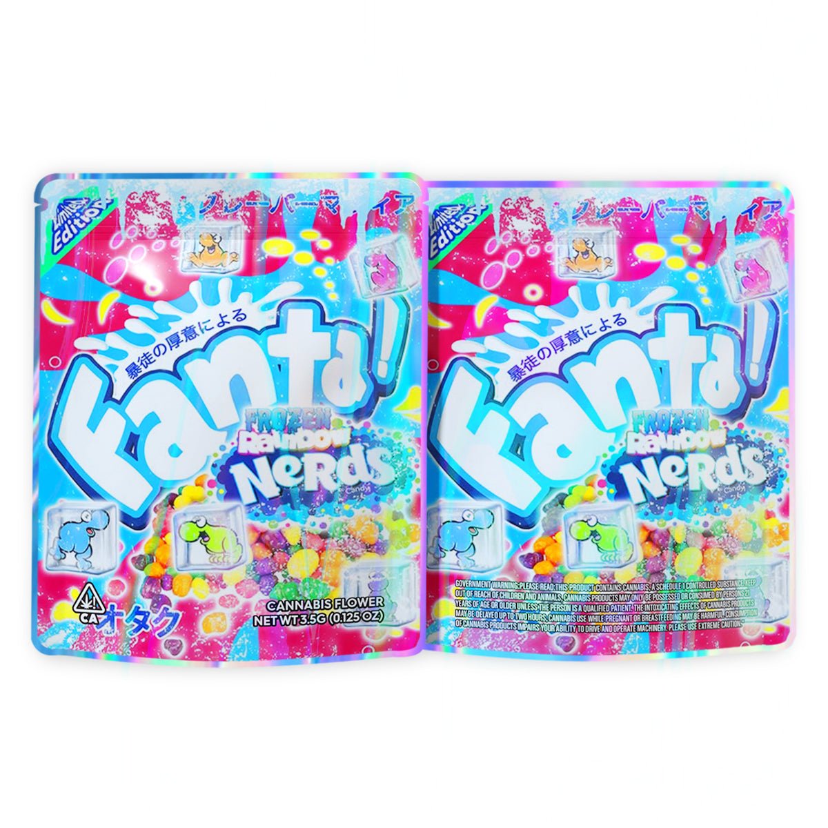 Fanta Frozen Rainbow Nerds Mylar Bags 3.5 Grams