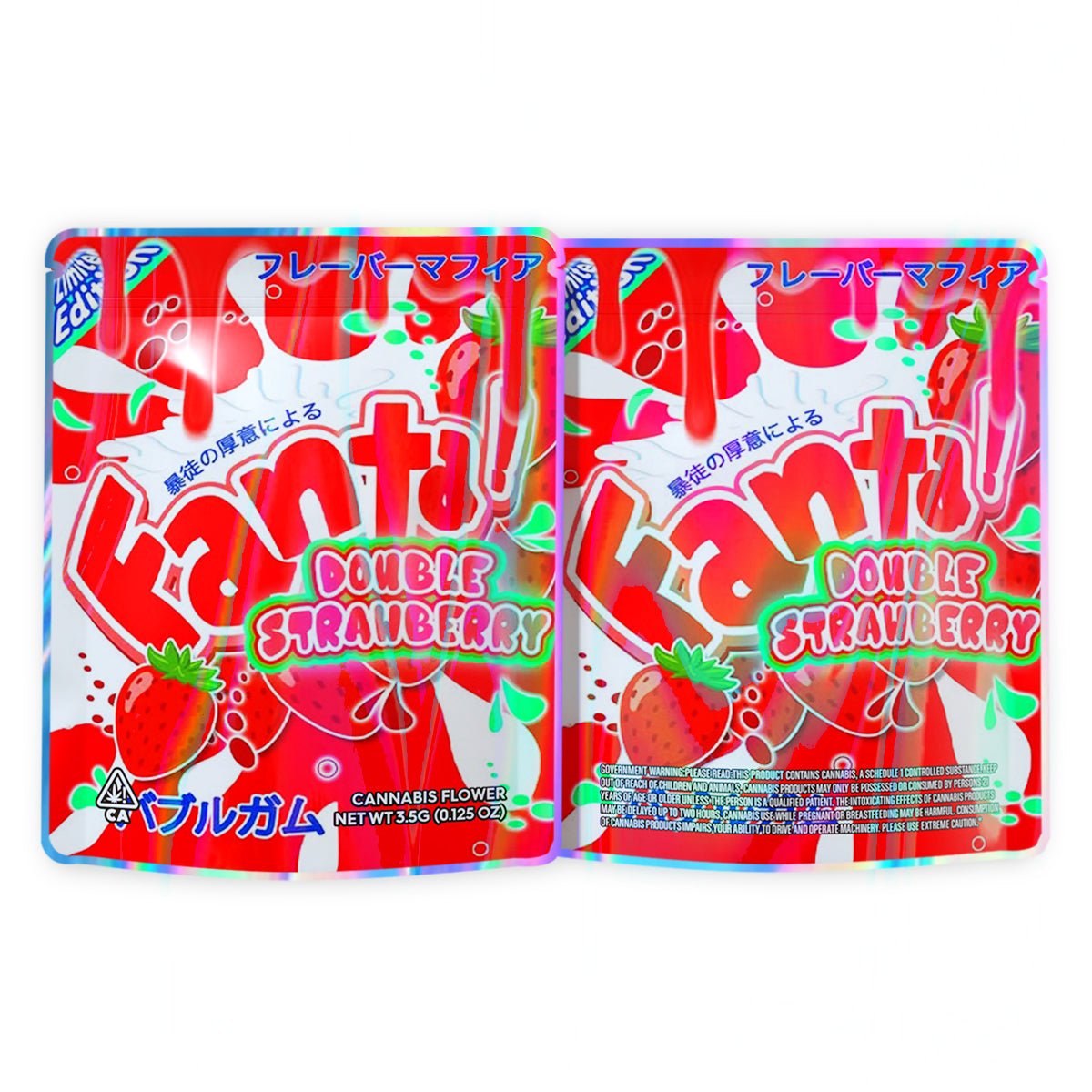 Fanta Double Strawberry Mylar Bags 3.5 Grams