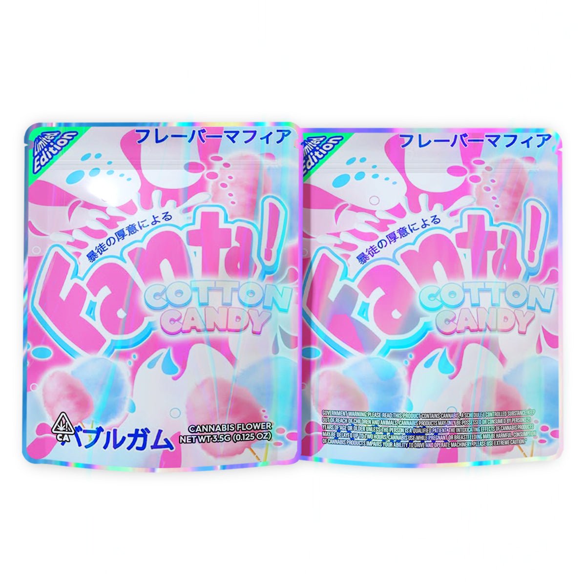 Fanta Cotton Candy Mylar Bags 3.5 Grams