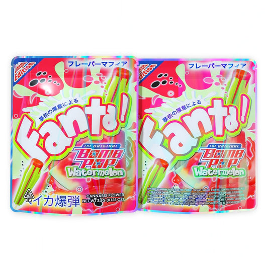 Fanta Bomb Pop Watermelon Mylar Bags 3.5 Grams