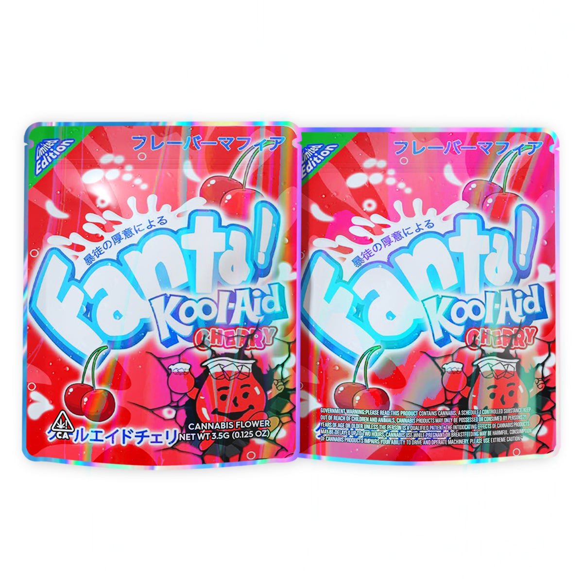 Fanta Kool-Aid Cherry Mylar Bags 3.5 Grams