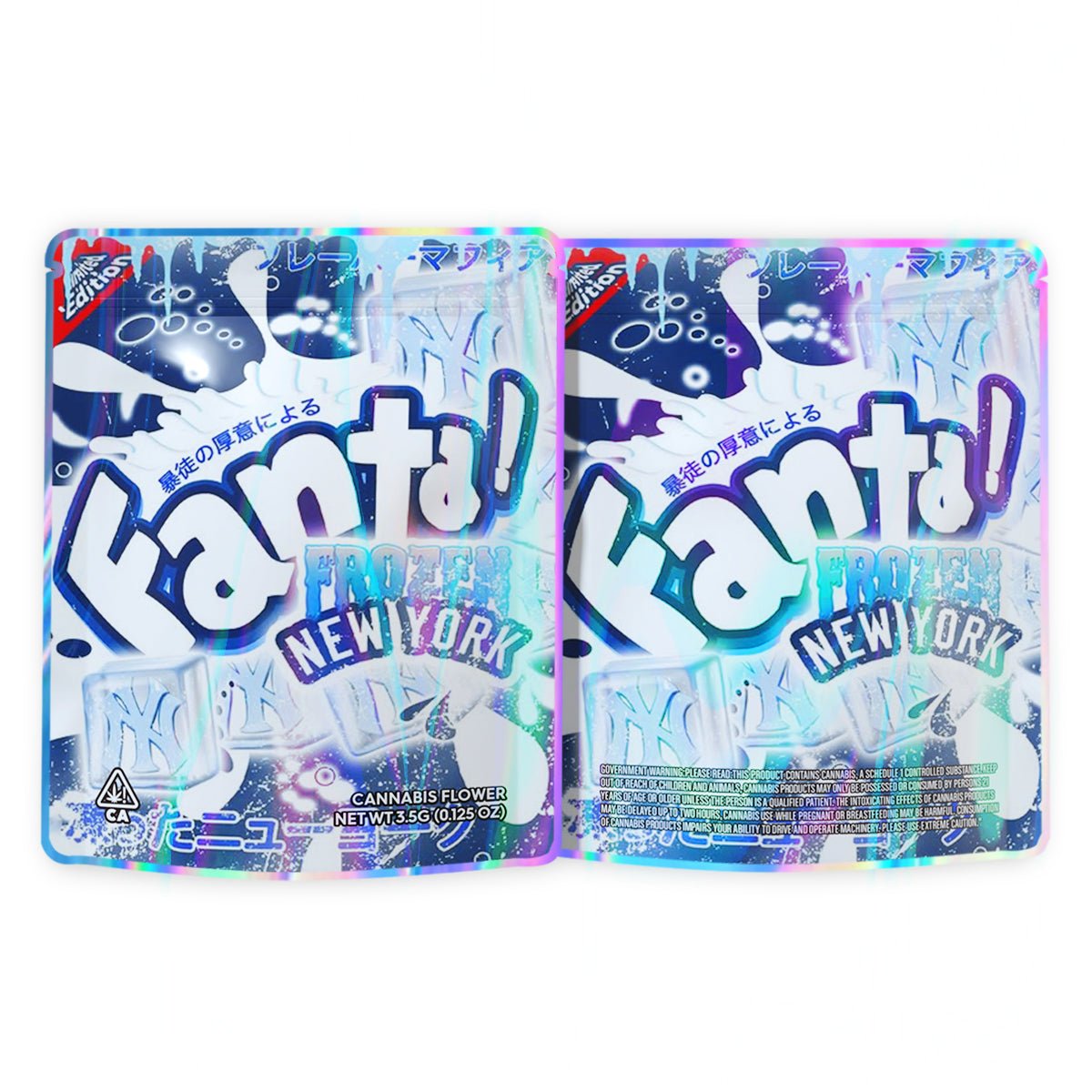 Fanta Frozen New York Mylar Bags 3.5 Grams