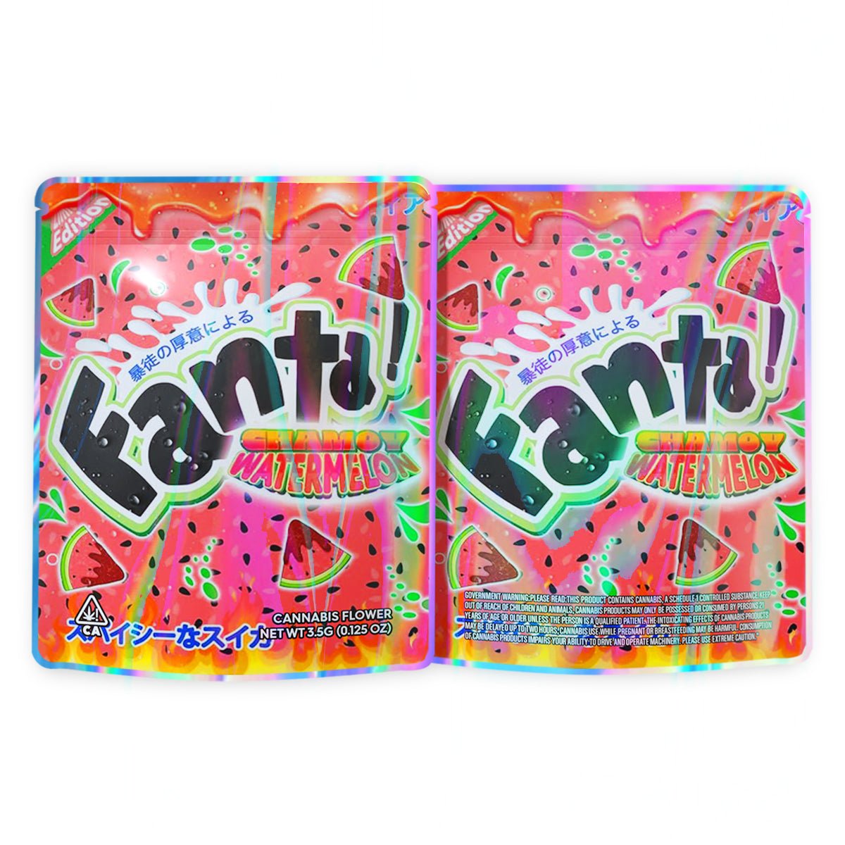 Fanta Chamoy Watermelon Mylar Bags 3.5 Grams