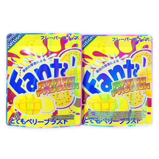 Fanta Mango Fashion Mylar Bags 3.5 Grams