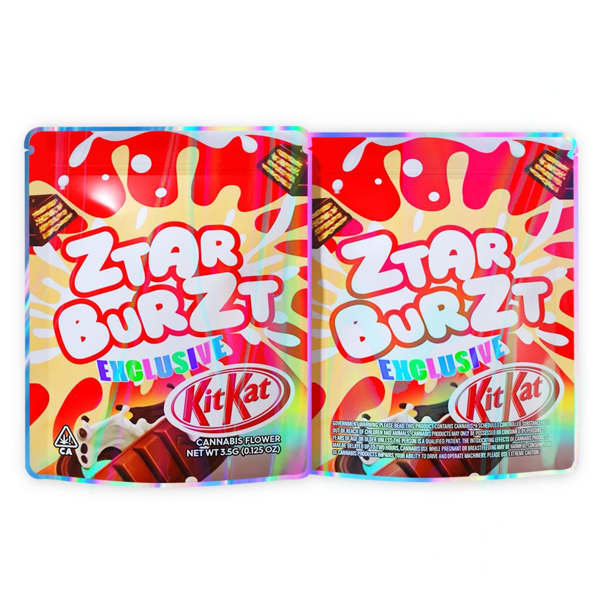 Ztarburzt Exclusive Kitkat Mylar Bags 3.5 Grams