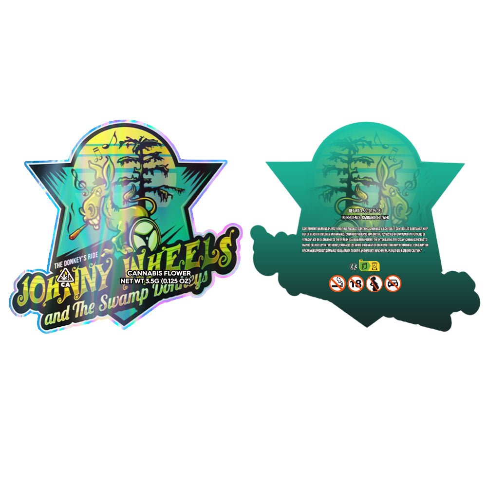 Johnny Wheels Mylar Bags 3.5 Grams