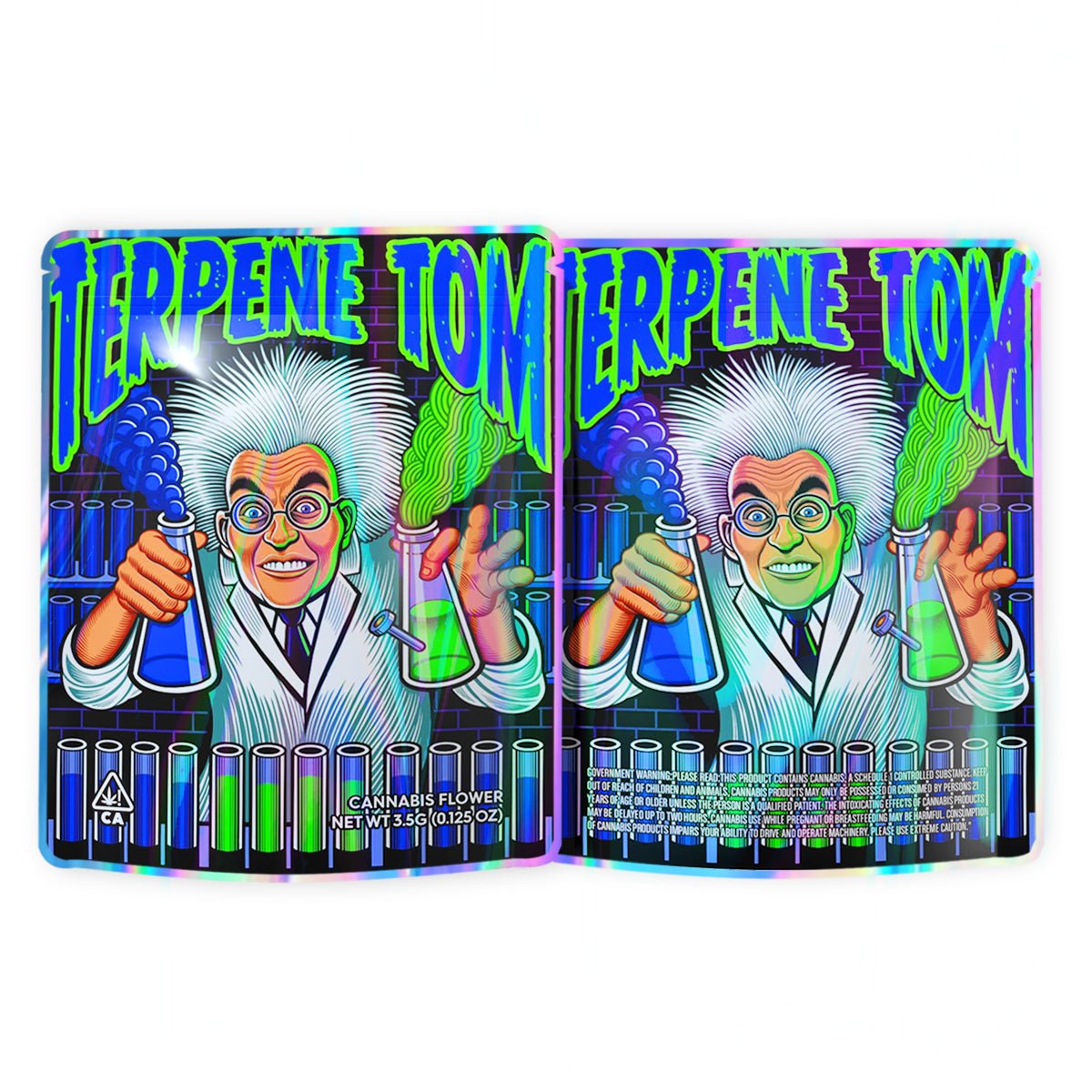 Terpene Tom Mylar Bags 3.5 Grams