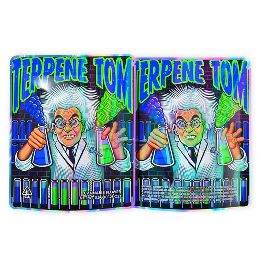 Terpene Tom Mylar Bags 3.5 Grams