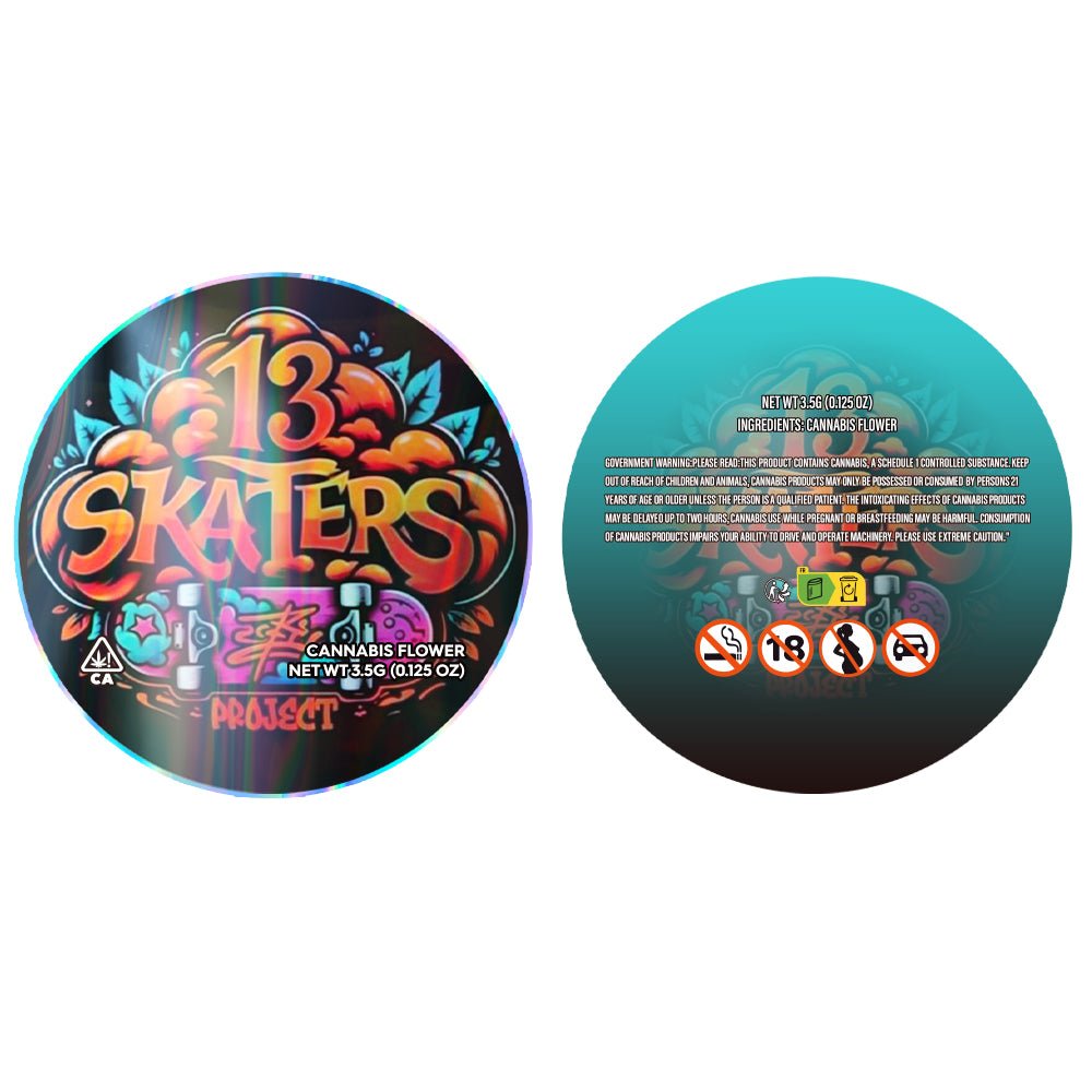 Skaters Mylar Bags 3.5 Grams