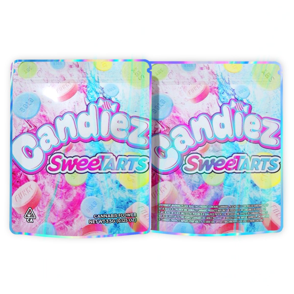 Candiez Sweetarts Mylar Bags 3.5 Grams