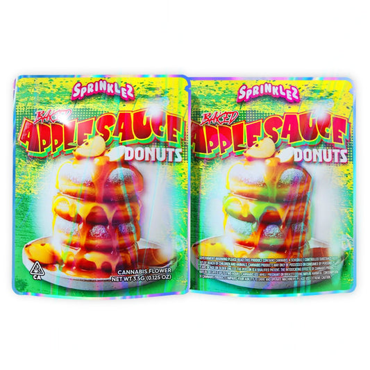 Sprinkles Applesauce Donuts Cake Mylar Bags 3.5 Grams