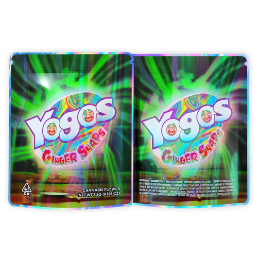 Yogos Ginger Snaps Mylar Bags 3.5 Grams