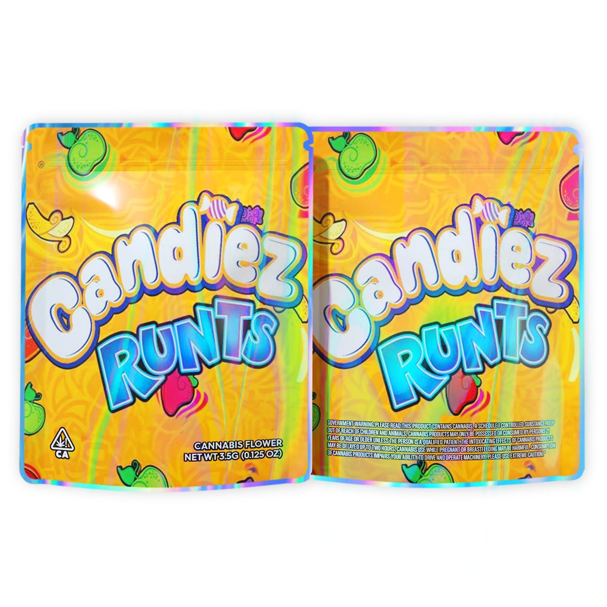 Candiez Runts Mylar Bags 3.5 Grams