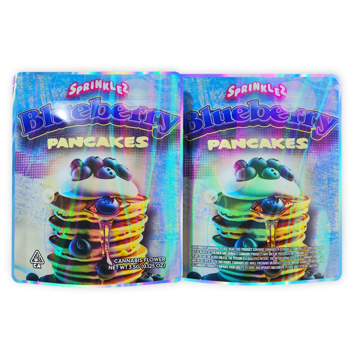 Sprinkles Blueberry Pancakes Mylar Bags 3.5 Grams