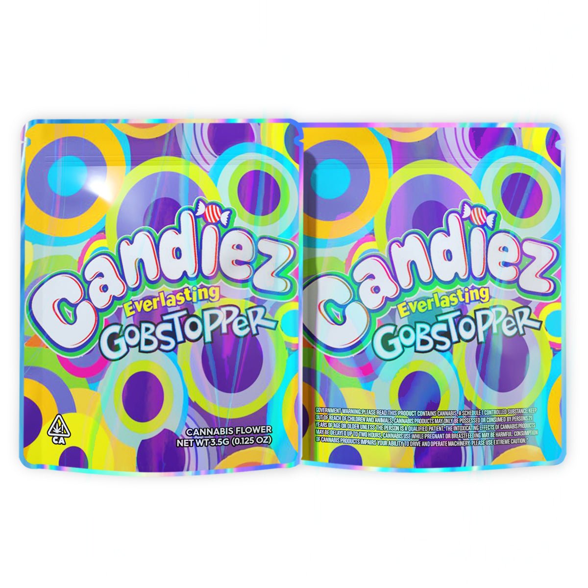 Candiez Everlasting Gobstopper Mylar Bags 3.5 Grams