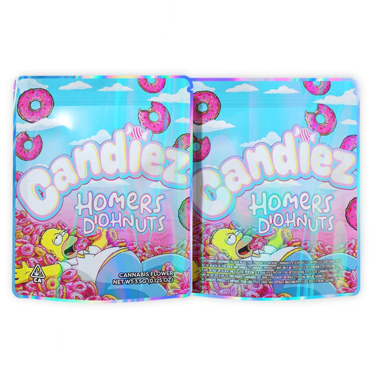 Candiez Homer's Donuts Mylar Bags 3.5 Grams