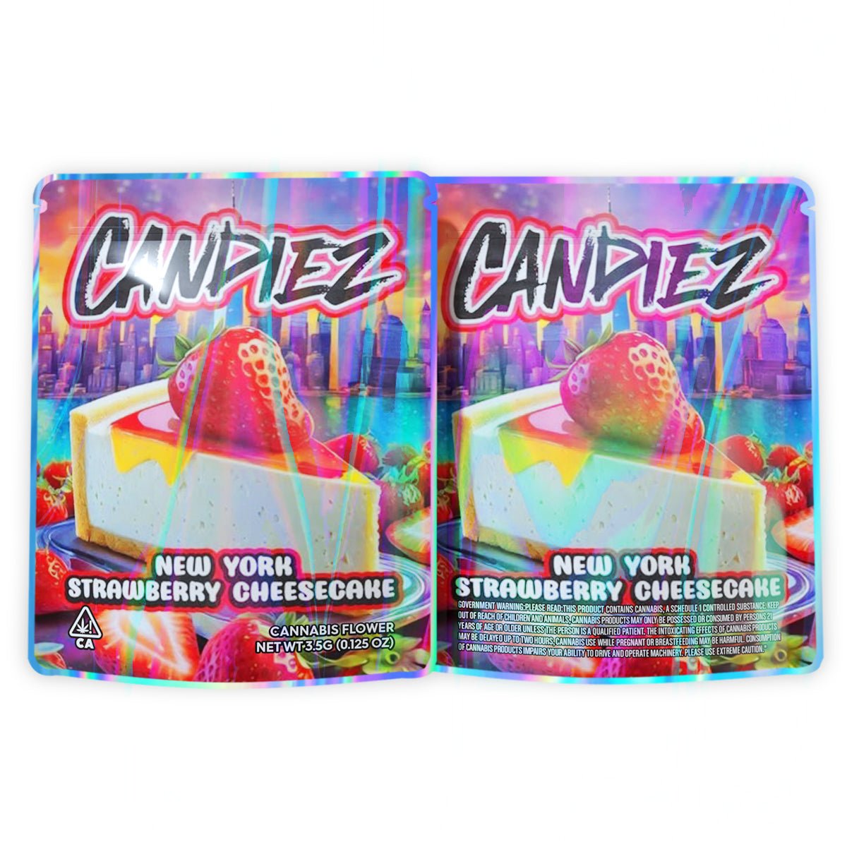 Candiez Strawberry Cheesecake Mylar Bags 3.5 Grams