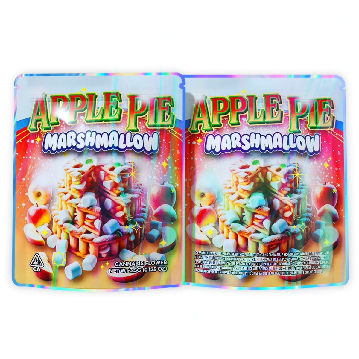 Apple Pie Marshmallow Mylar Bags 3.5 Grams