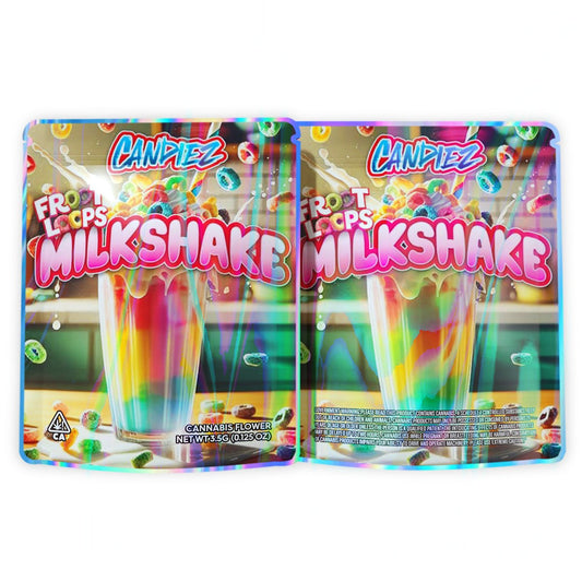 Candiez Froot Loops Milkshake Mylar Bags 3.5 Grams