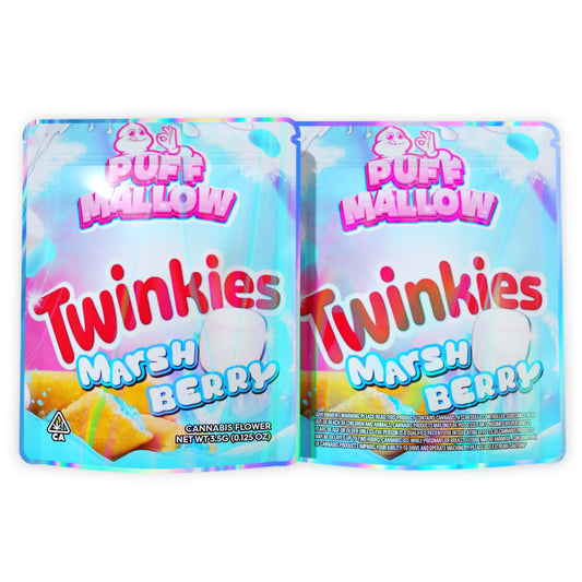 Puff Mallow Twinkies Marshberry Mylar Bags 3.5 Grams